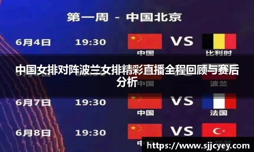 中国女排对阵波兰女排精彩直播全程回顾与赛后分析